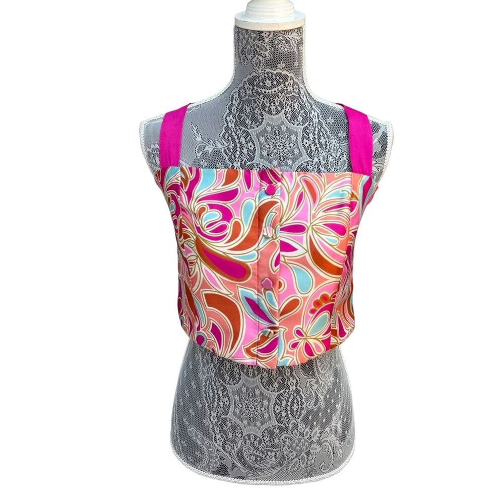 Zara Women’s S Paisley Pink Crop Top Tank, Zara Shirts, Zara Tanks, Zara Tops
